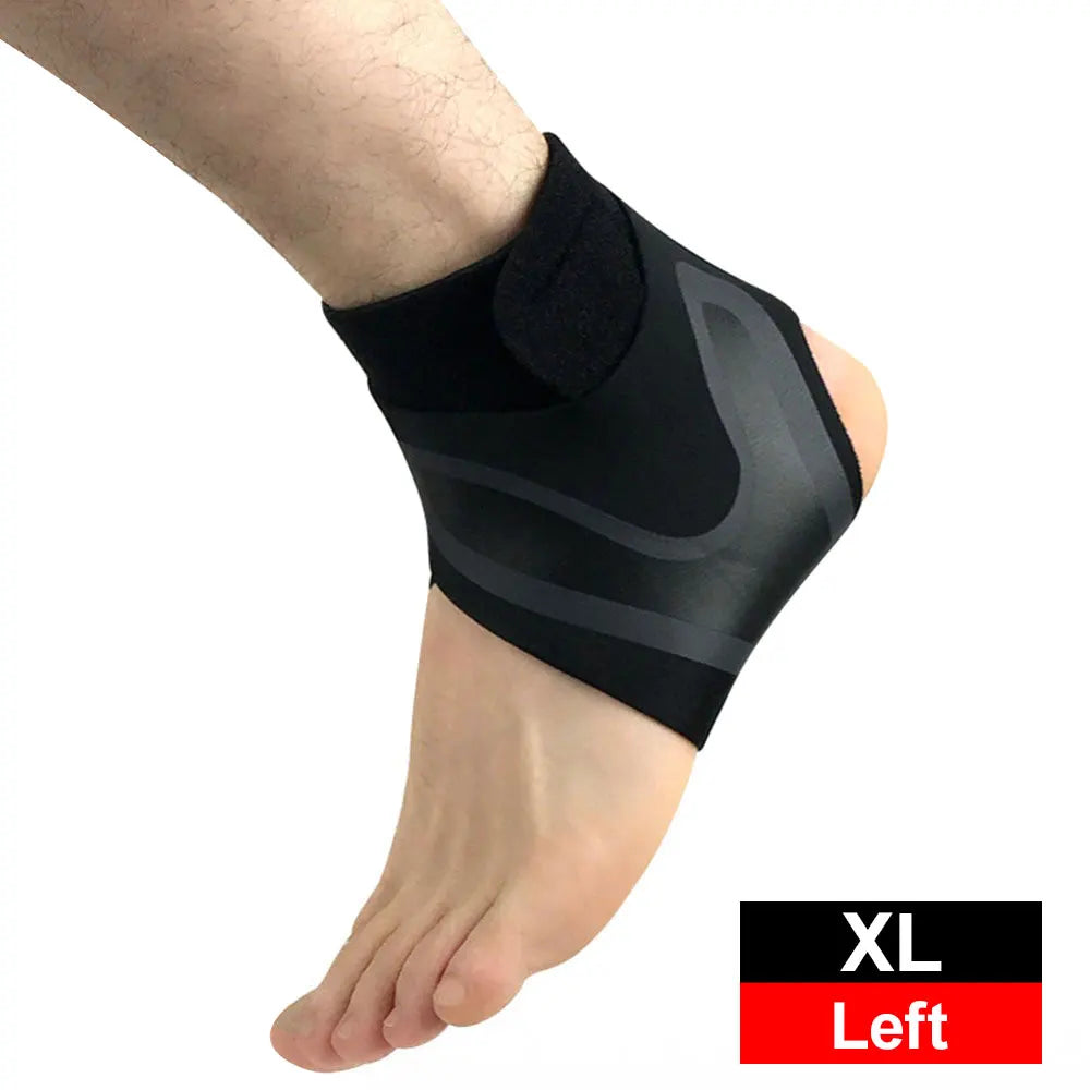 Sports Ankle Brace Adjustable Compression Ankle Support Elastic Ankle Guard Pain Relief Strap Basketball Ankle Brace Support