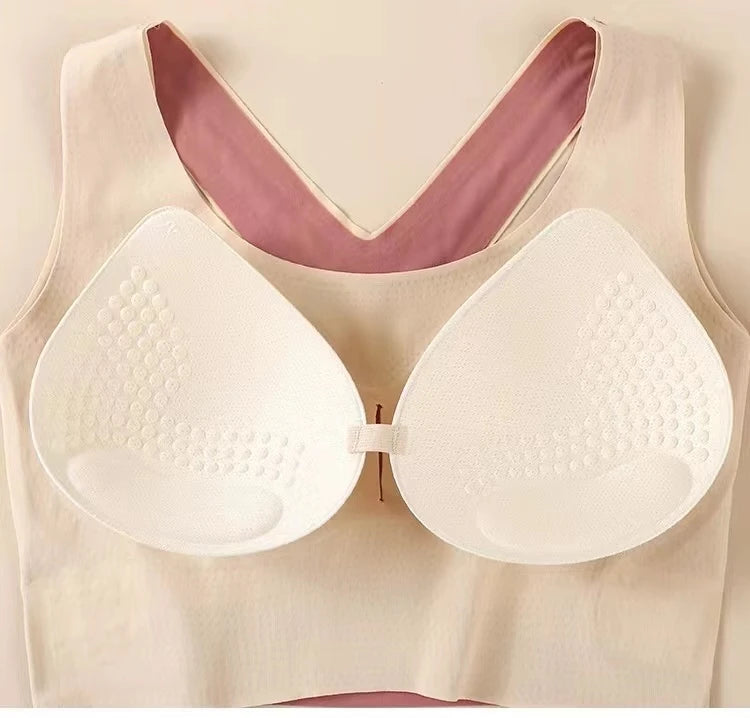 No Trace Sports Women's Underwear Shockproof Gathering Anti-sagging Beautiful Back Fitness Yoga Vest No Steel Ring Women's Bra