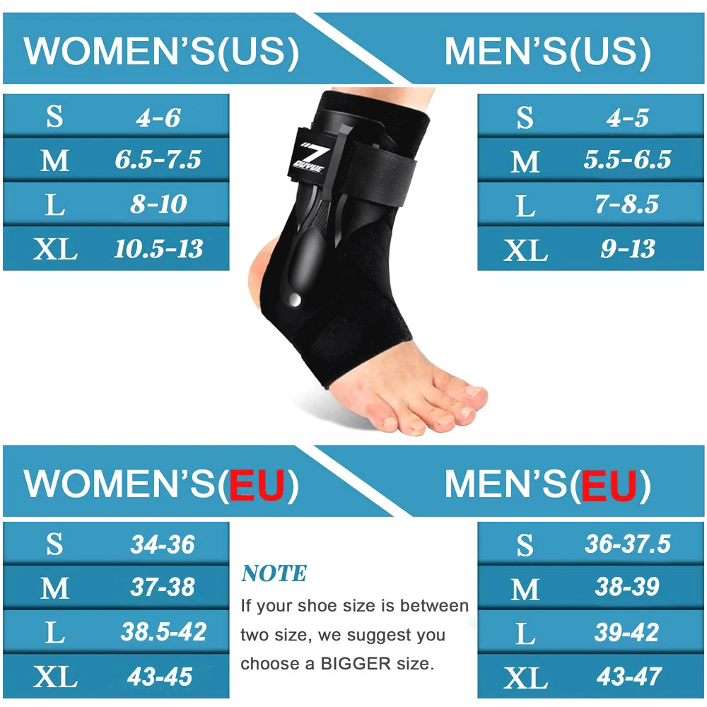 1PC Ankle Support Bandage Foot Guard Protector Adjustable Ankle Sprains Orthosis Stabilizer Plantar Fasciitis Wrap Brace Running