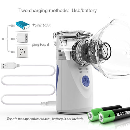 Portable Nebulizer Machine - Inhaler For Adults & Children