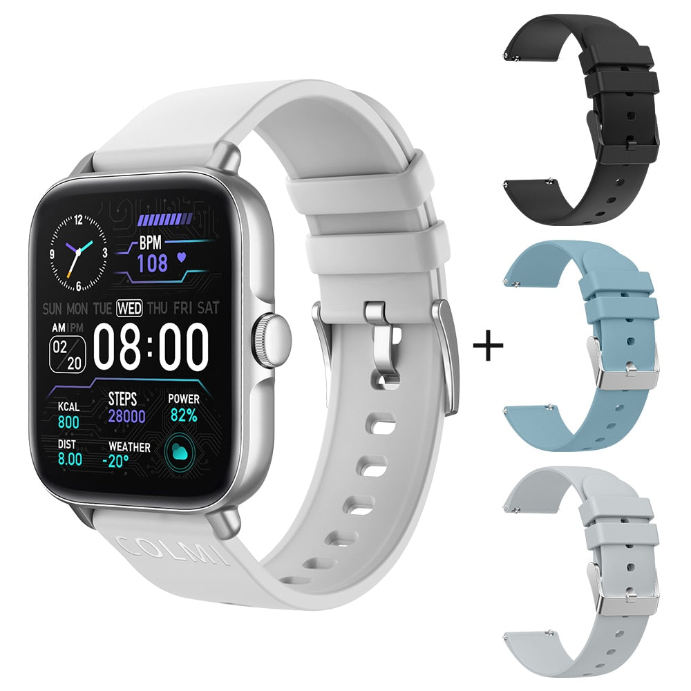 P28 Plus Bluetooth Call Smart Watch Men IP67 Waterproof