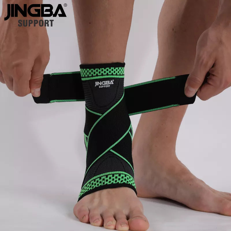 JINGBA SUPPORT 1 PCS Compression ankle brace support For fitness, football, basketball, volleyball, ankle Brace protection