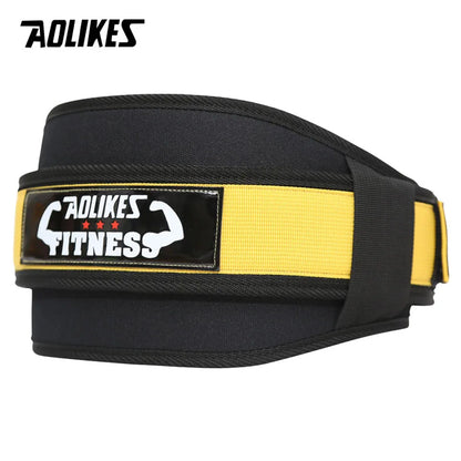 AOLIKES Fitness Weight Lifting Belt Barbell Dumbbel Training Back Support Weightlifting Belt Gym Squat Dip Powerlifting Waist