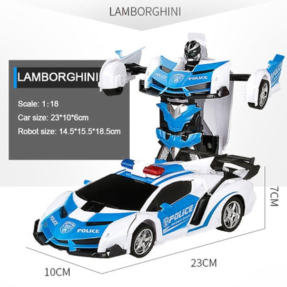 RC Car Transformation Robots Sports Vehicle Model Drift Car