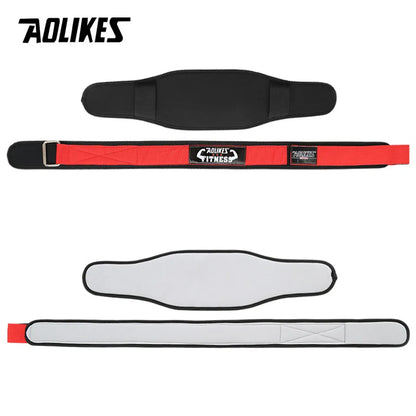 AOLIKES Fitness Weight Lifting Belt Barbell Dumbbel Training Back Support Weightlifting Belt Gym Squat Dip Powerlifting Waist