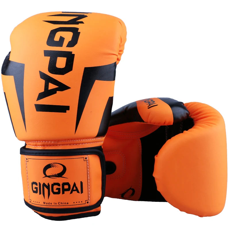 6/8/10/12OZ Colorful Boxing Gloves Adult PU Foam Adult Kick Kickboxing Training Boxing mma Glove Gloves Muay Thai Sandbag gloves