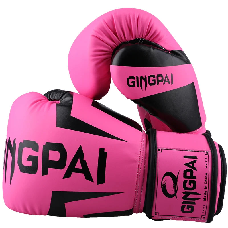 6/8/10/12OZ Colorful Boxing Gloves Adult PU Foam Adult Kick Kickboxing Training Boxing mma Glove Gloves Muay Thai Sandbag gloves