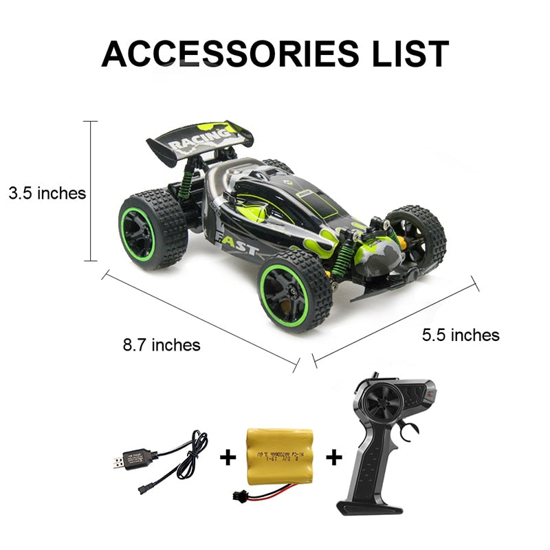 RC Car Remote Control Cars for Kids, 1:18 2WD Off Road RC Buggy