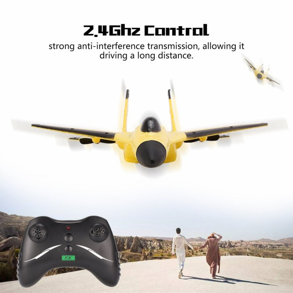 RC Drone SU35 Fixed Wing Airplane Hand Throwing Foam F22 Drone