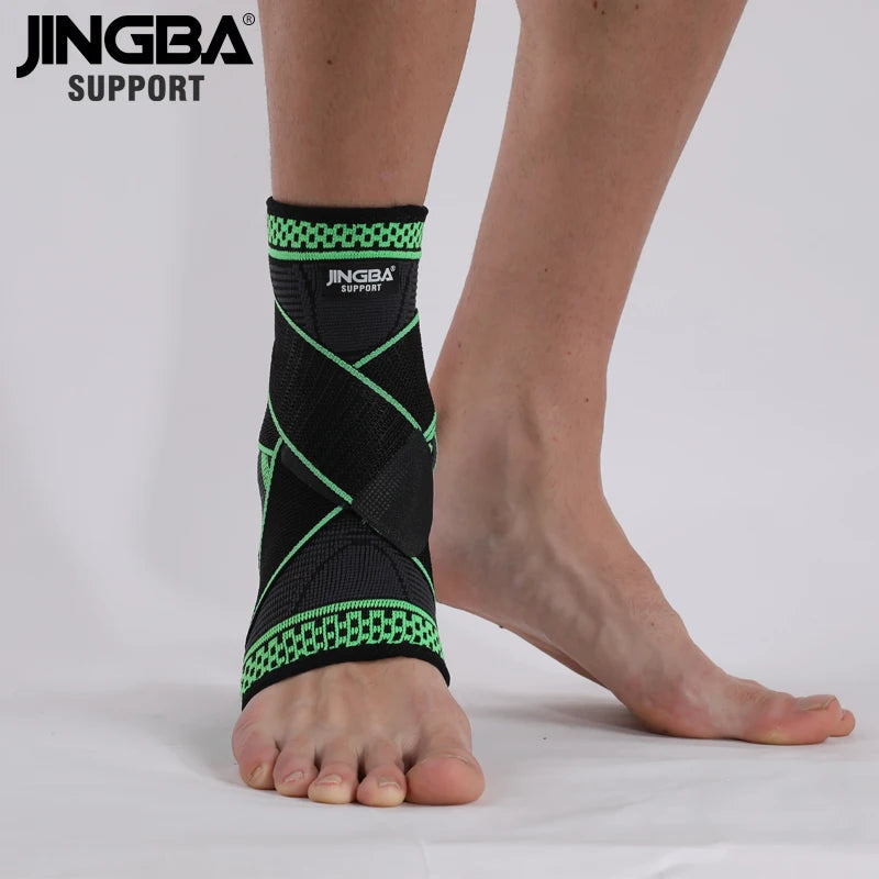 JINGBA SUPPORT 1 PCS Compression ankle brace support For fitness, football, basketball, volleyball, ankle Brace protection