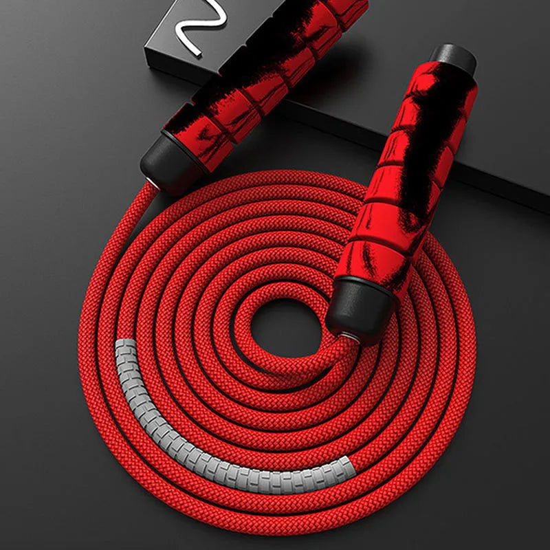 Jump Rope Crossfit Boxing Heavy Skipping Rope Foam Grip Handles for Fitness Workouts Endurance Strength Training