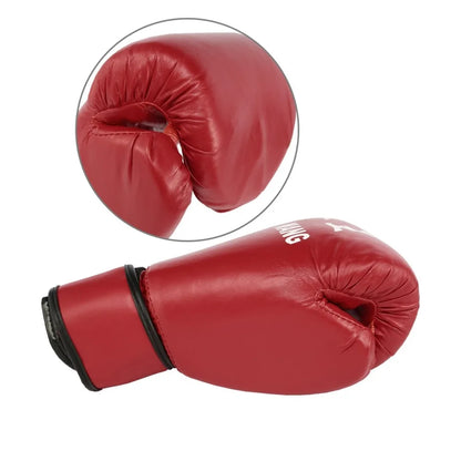 Red Adult Boxing Gloves Professional Sandbag Liner Gloves Kickboxing Gloves Pugilism Men Women Training Fighting Tool