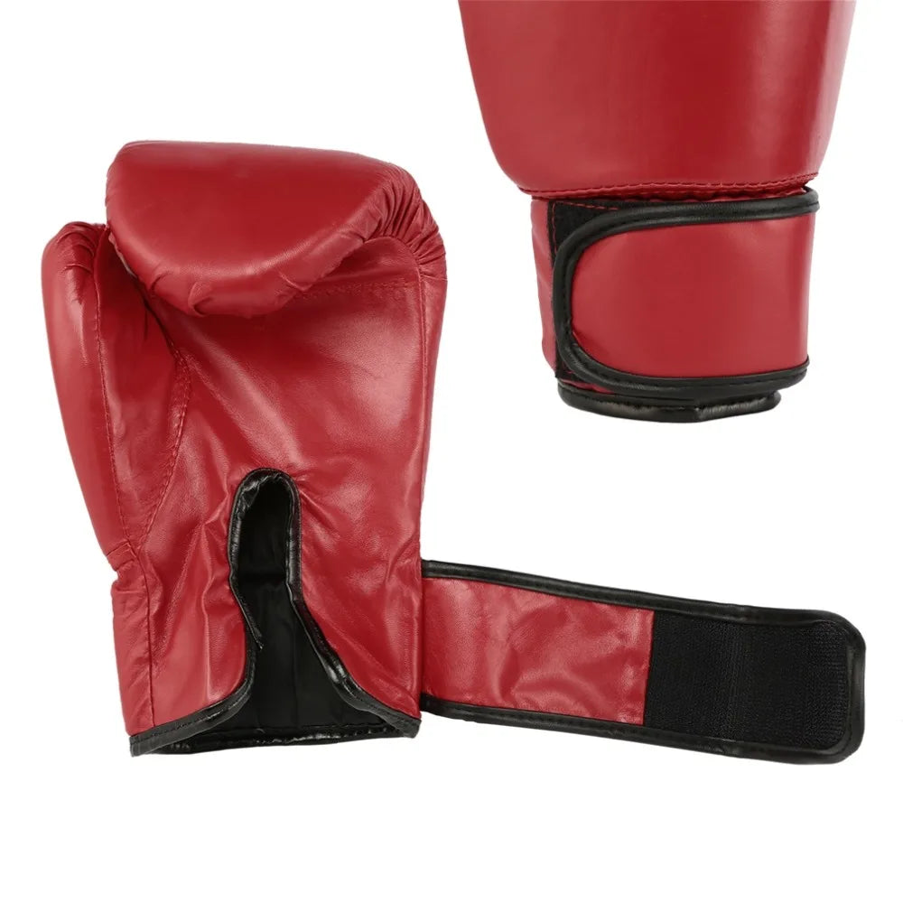 Red Adult Boxing Gloves Professional Sandbag Liner Gloves Kickboxing Gloves Pugilism Men Women Training Fighting Tool