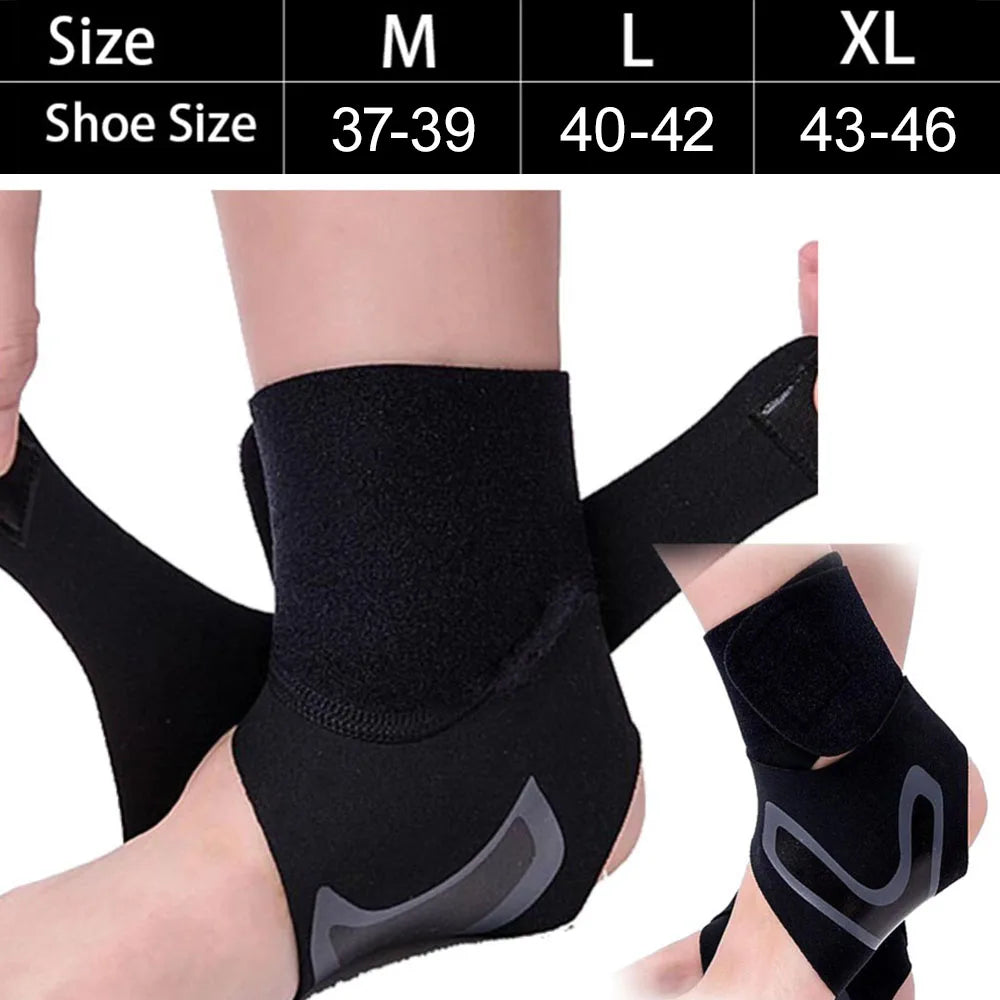 Sports Ankle Brace Adjustable Compression Ankle Support Elastic Ankle Guard Pain Relief Strap Basketball Ankle Brace Support