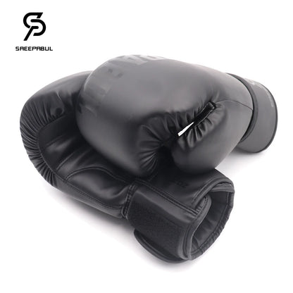 Boxing Gloves 8 10 12 14OZ PU Leather Muay Thai Guantes De Boxeo Sanda Free Fight MMA Kick Boxing Training Glove For Men Women