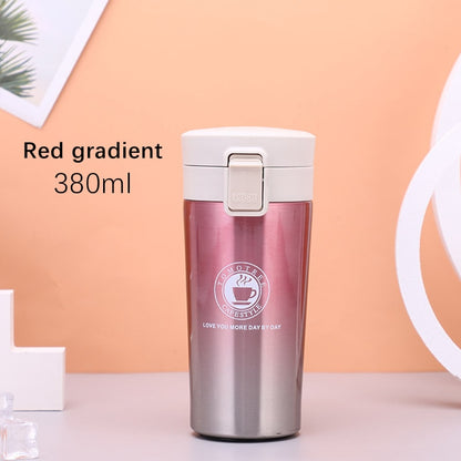 Thermos Coffee Mug Double Wall Stainless Steel Tumbler Vacuum Flask