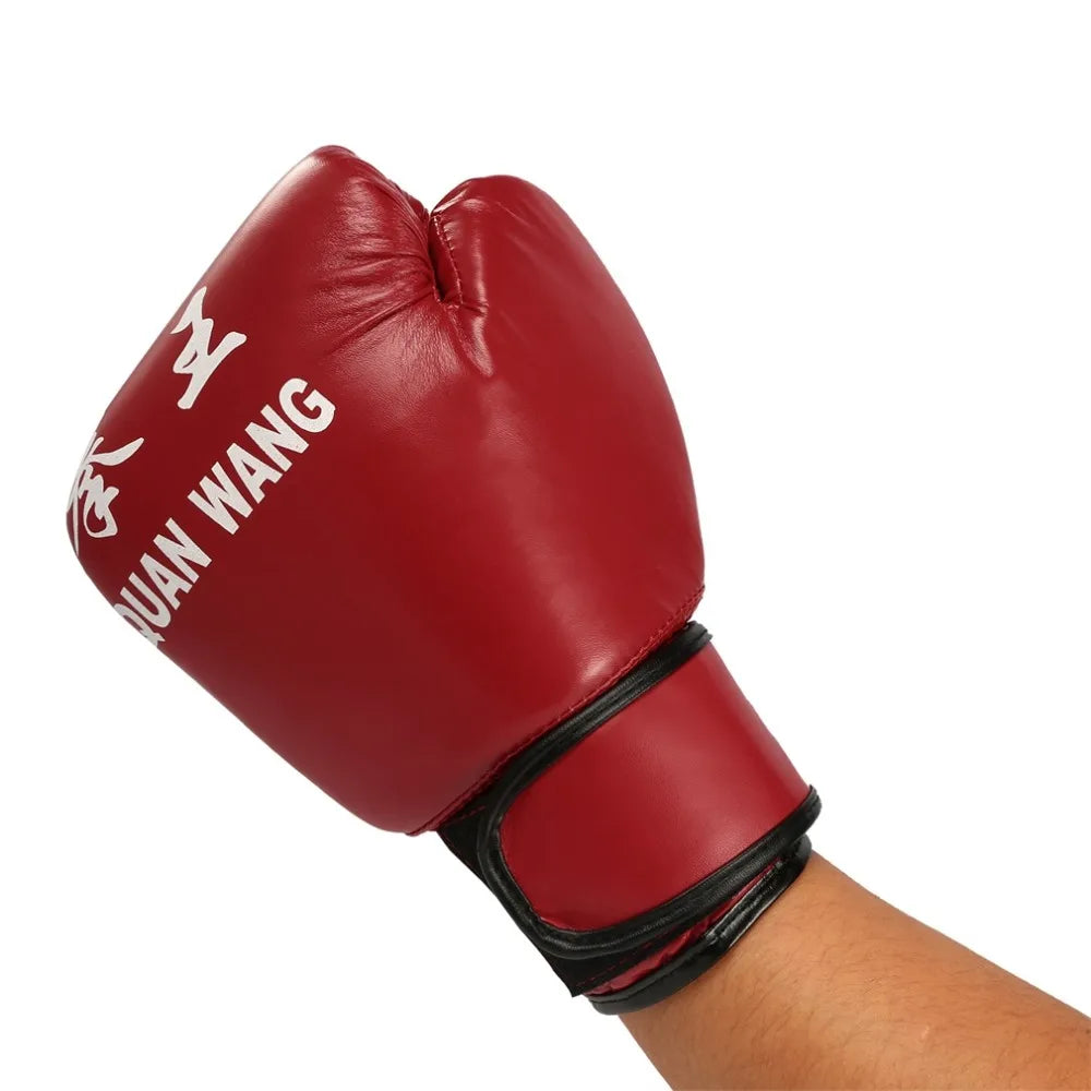 Red Adult Boxing Gloves Professional Sandbag Liner Gloves Kickboxing Gloves Pugilism Men Women Training Fighting Tool