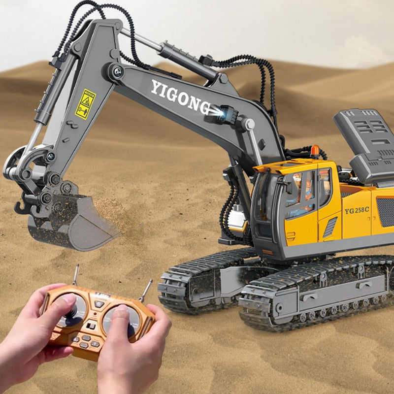 RC Car Excavator & Dump Truck Bulldozer Electric Car Kids Toys