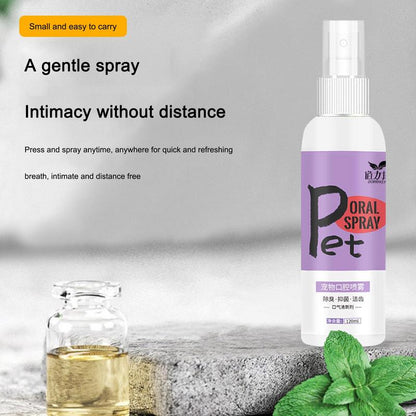 Pet Oral Cleanse Deodorant Natural Odor Eliminating Spray For Dogs