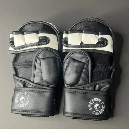 Professional MMA Half-Finger Boxing Gloves Thickened Sanda Muay Thai Fighting Training Gloves Boxing Training Accessories