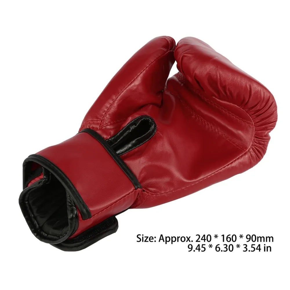 Red Adult Boxing Gloves Professional Sandbag Liner Gloves Kickboxing Gloves Pugilism Men Women Training Fighting Tool