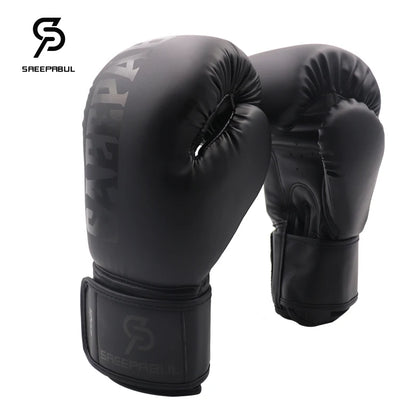 Boxing Gloves 8 10 12 14OZ PU Leather Muay Thai Guantes De Boxeo Sanda Free Fight MMA Kick Boxing Training Glove For Men Women