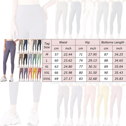 Yoga Pant Second Skin Feel Yoga Pants Women Seamless Soft Squat Proof 4-Way Stretch Sport Gym Legging Fitness Tights mujer