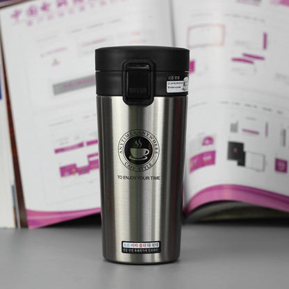 Travel Coffee Mug Stainless Steel Thermos Tumbler Cups Vacuum Flask - ThermoCup™