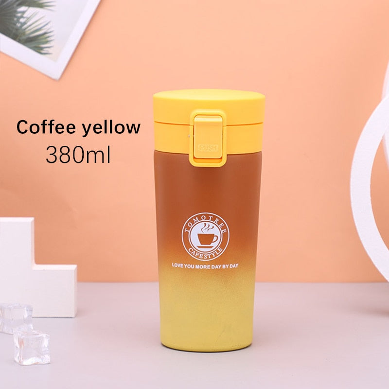 Thermos Coffee Mug Double Wall Stainless Steel Tumbler Vacuum Flask