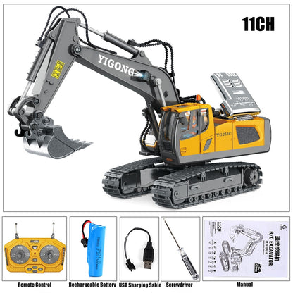 RC Car Excavator & Dump Truck Bulldozer Electric Car Kids Toys