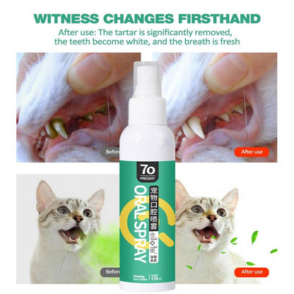 Pet Oral Cleanse Deodorant Spray - Calculus Preventer