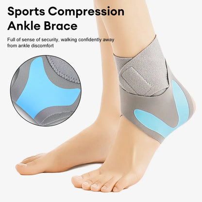 1Pcs Elastic Ankle Brace Guard Sports Compression Ankle Support  Adjustable Ankle Protector Brace Pain Relief Strap Ankle Sleeve