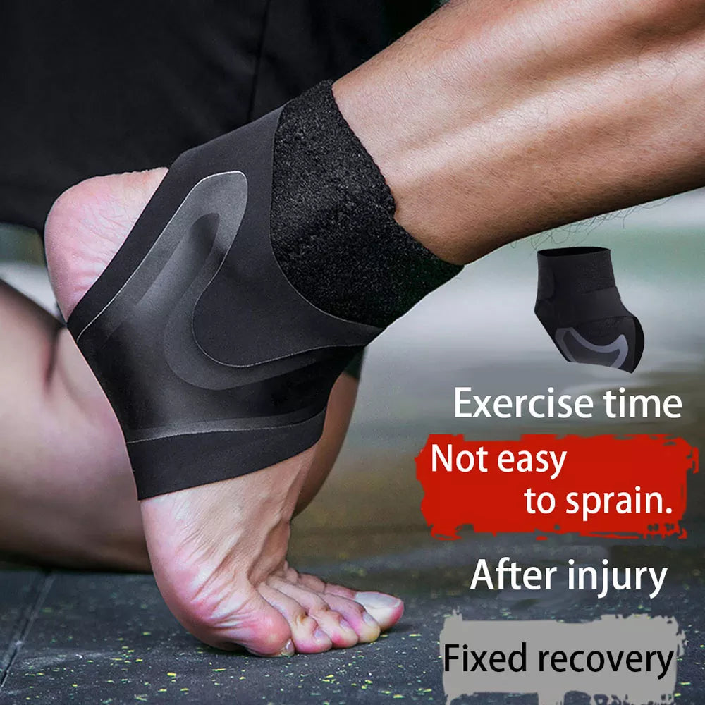 Sports Ankle Brace Adjustable Compression Ankle Support Elastic Ankle Guard Pain Relief Strap Basketball Ankle Brace Support