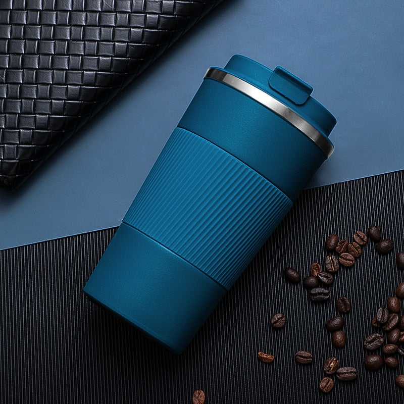 Thermos Coffee Mug Stainless Steel Tumbler Vacuum Flask - PurplePlush™