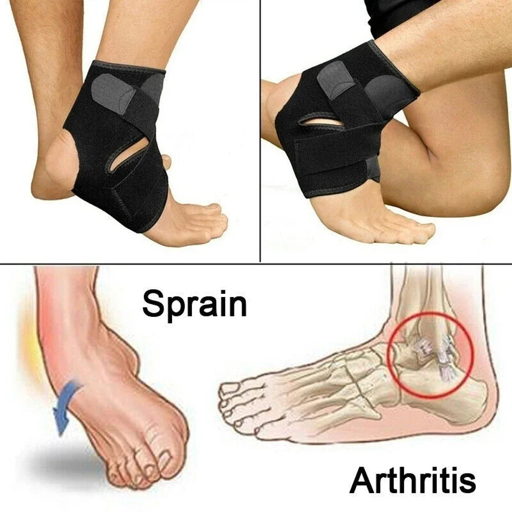 1Pcs Ankle Brace Provides Ankle Foot Support For Men and Women, Sports Training and Injury Rehab. Arthritis Ankle Wrap Support