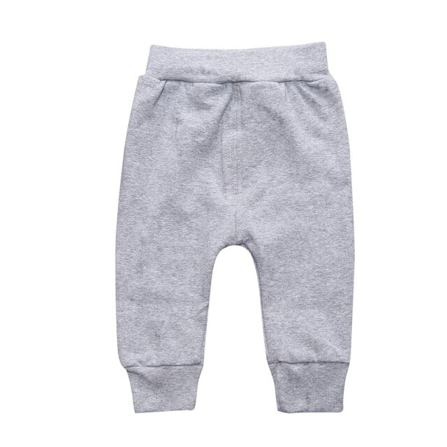 Toddler Boys Big PP Pants For Boys Casual Cotton Elastic Trousers Waist Pencil Pants Children Clothing Baby infant Pants