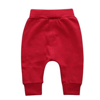 Toddler Boys Big PP Pants For Boys Casual Cotton Elastic Trousers Waist Pencil Pants Children Clothing Baby infant Pants