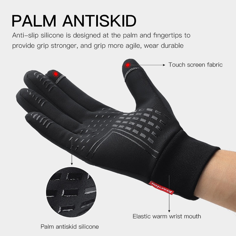 Winter Gloves Sports & Outdoor Riding Gloves Touch Screen Compatible Unisex Gloves