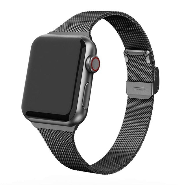 strap For Apple Watch band 44mm 40mm Stainless steel metal bracelet correa for Apple watch 6 5 4 3 SE for iWatch band 42mm 38mm