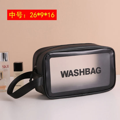 PVC Transparent Makeup Bag Women Wash Bag Travel Organizer Large Capacity Cosmetic Storage Bag Hand Clear Bags Neceser 2020