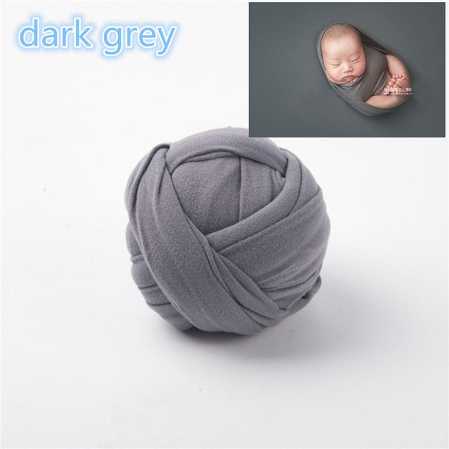 Newborn Photography Props Blanket Props Baby Photo Wrap Swaddling Milk Napped Cotton Stretchable Wraps Photo Shoot Backdrop