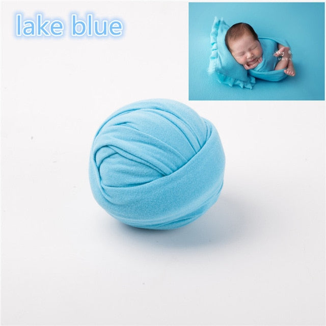 Newborn Photography Props Blanket Props Baby Photo Wrap Swaddling Milk Napped Cotton Stretchable Wraps Photo Shoot Backdrop