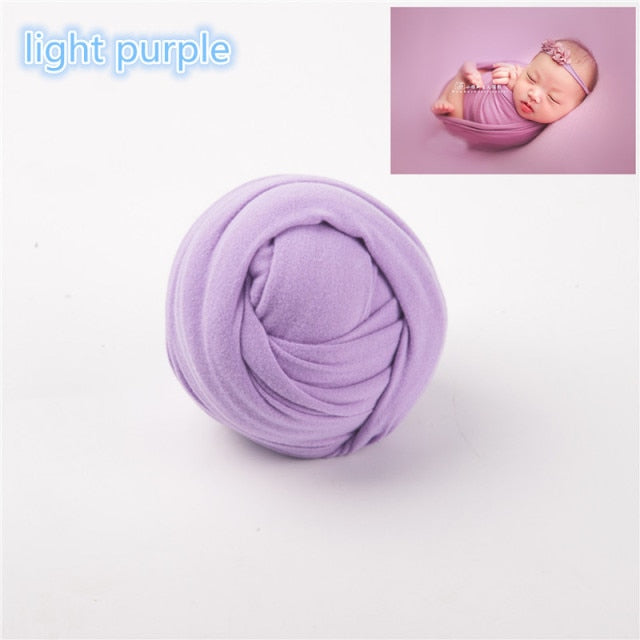 Newborn Photography Props Blanket Props Baby Photo Wrap Swaddling Milk Napped Cotton Stretchable Wraps Photo Shoot Backdrop