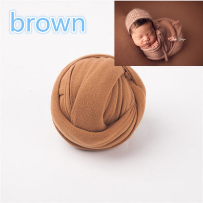 Newborn Photography Props Blanket Props Baby Photo Wrap Swaddling Milk Napped Cotton Stretchable Wraps Photo Shoot Backdrop