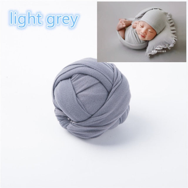 Newborn Photography Props Blanket Props Baby Photo Wrap Swaddling Milk Napped Cotton Stretchable Wraps Photo Shoot Backdrop