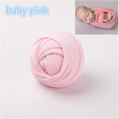 Newborn Photography Props Blanket Props Baby Photo Wrap Swaddling Milk Napped Cotton Stretchable Wraps Photo Shoot Backdrop