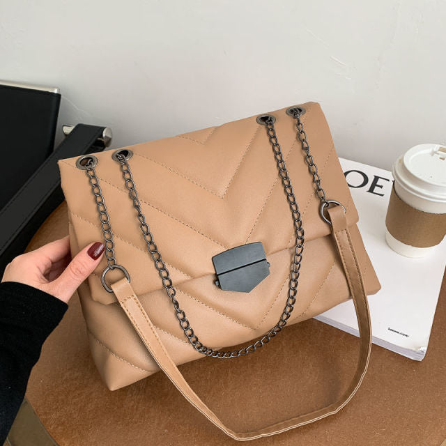 NEW PU Leather Crossbody Bags for Women 2021 Trend Hand Bag Embroidery Thread Women's Branded Trending Shoulder Handbags