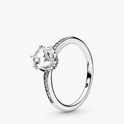 Trendy 925 Sterling Silver Ring Daisy Flower Signature Rings Star Moon Rings Women Engagement Anniversary Silver Jewelry