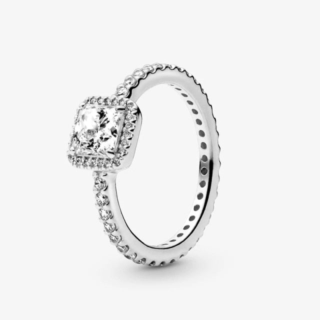 Trendy 925 Sterling Silver Ring Daisy Flower Signature Rings Star Moon Rings Women Engagement Anniversary Silver Jewelry