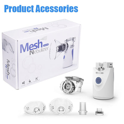 Portable Nebulizer Machine - Inhaler For Adults & Children